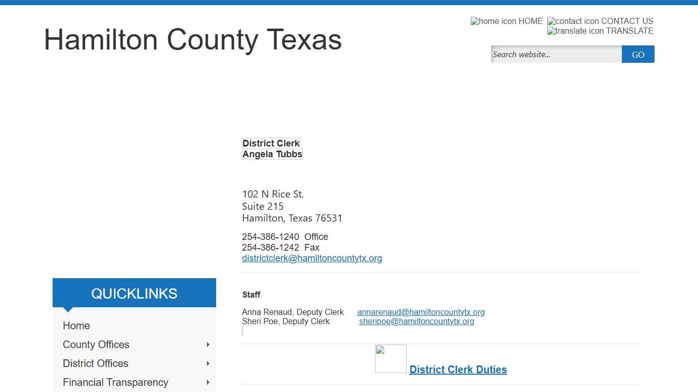 Hamilton County, Texas